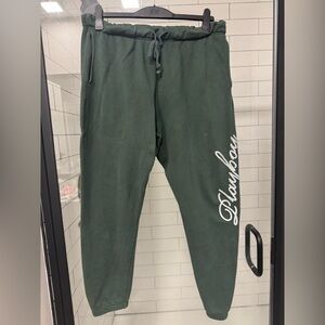 Playboy Green Sweatpants